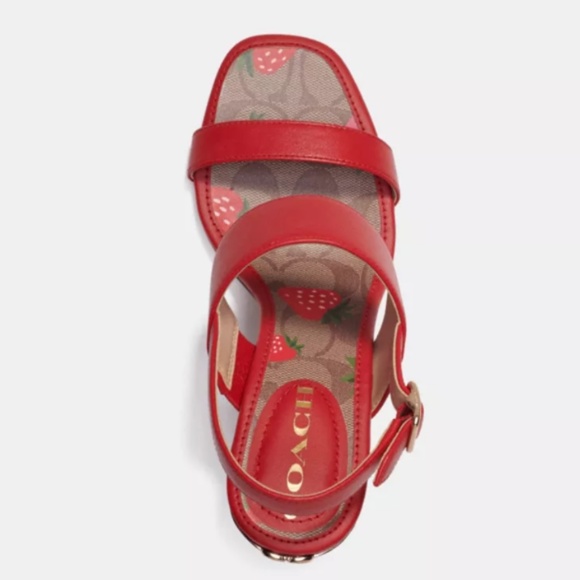 Brand New Women’s COACH Rori Sandals Heels - Picture 5 of 8